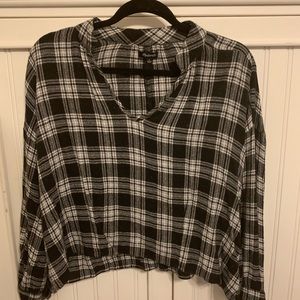 Madewell Cropped Flannel